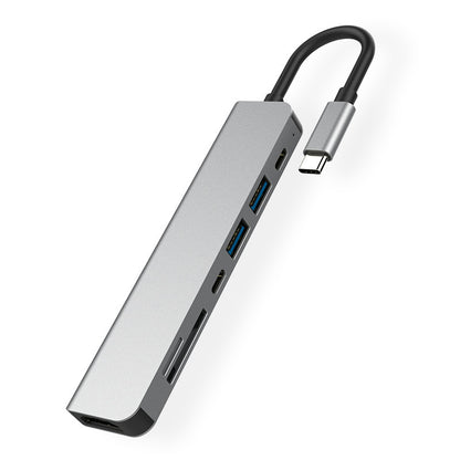 typec docking station hd4K mobile phone tablet computer switch game machine multi-function usb seven-in-one docking station